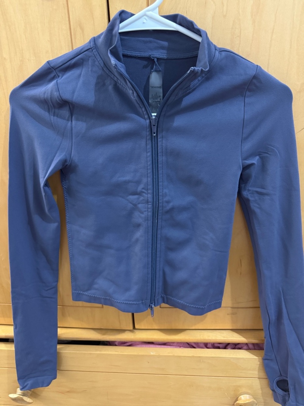 Garage active zip up size xs